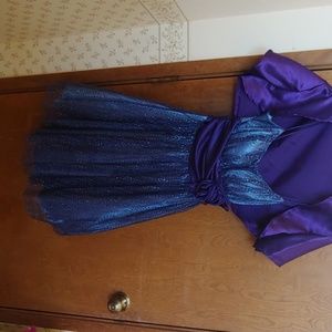 Purple homecoming/prom dress